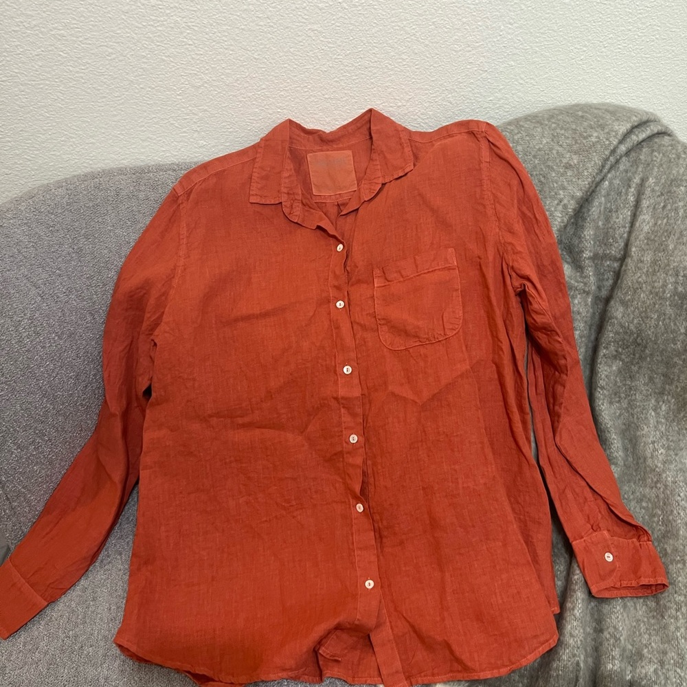 Velvet by Graham and Spencer Mulholland Linen Top